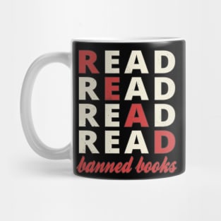 Read Banned Books Reading Book Lover Mug